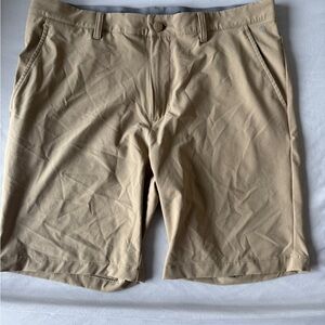Adidas Tan Flat Front Shorts